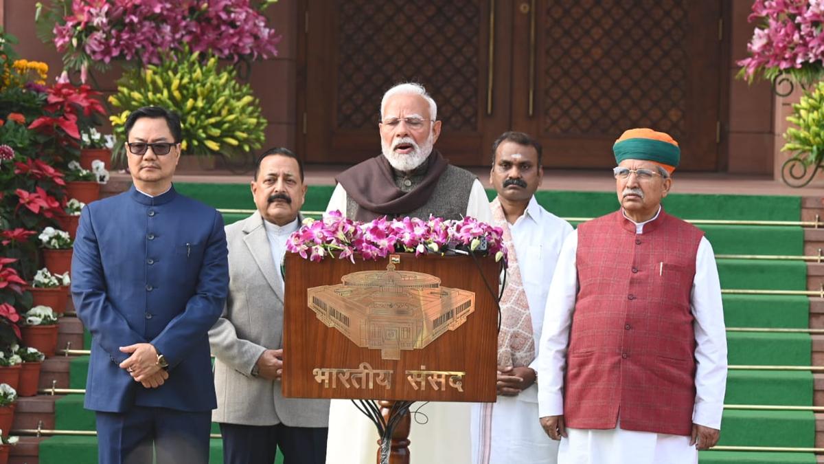 First time no foreign attempt made since 2014 to stoke trouble before Parliament session: PM Modi